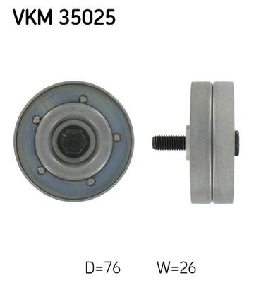 РОЛИК НАПРАВЛЯЮЩАЯ SKF VKM 35025