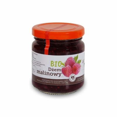 Dżem malinowy BIO 220 g Juchowo