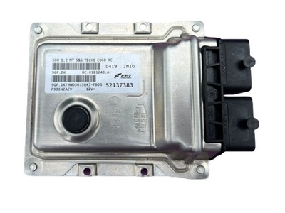 Бортовий комп'ютер блок керування двигуна fiat 500 фото №1
