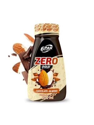 6PAK Syrup ZERO 500ml smak Czekolada z Migdałami