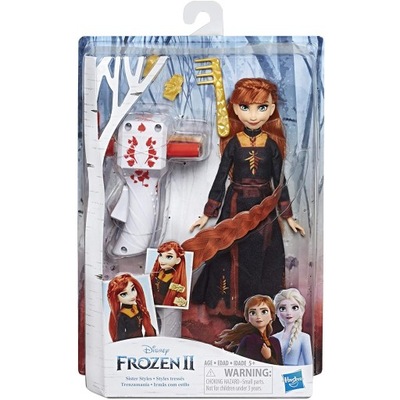 FROZEN Kraina Lodu 2 Lalka z lokówką - ANNA Hasbro