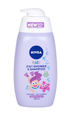 Nivea Kids 2in1 Shower Shampoo Żel pod prysznic 500 ml