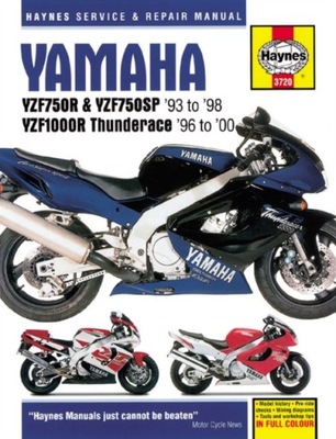 Yamaha YZF750R & YZF1000R Thunderace (1993-2000) Haynes 