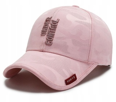 haft czapka baseballowa UNDER CONTROL różowa
