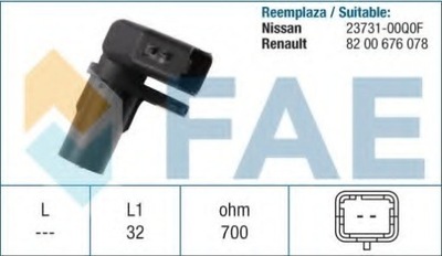 SENSOR POSICIÓN DE EJE NISSAN RENAULT  