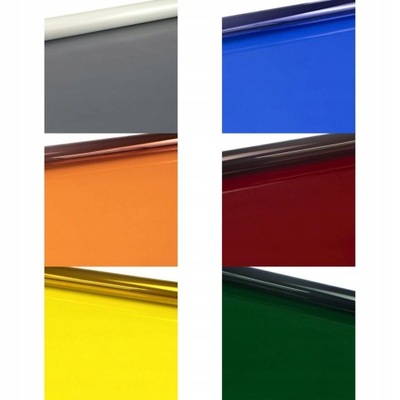 6 . Kolorowych filtrów żelowych Arkusz