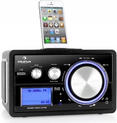 AUNA MUSIO RADIO INTERNETOWE STACJA IPOD APPLE