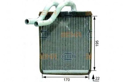 Обігрівач kia sorento 03- behr hella фото №1