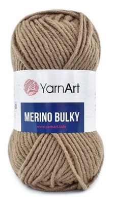 Włóczka YarnArt Merino Bulky / 218 orzech