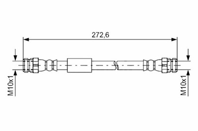 BOSCH CABLE DE FRENADO ELÁSTICO PARTE TRASERA IZQUIERDA/DERECHA AUDI TT 1.8-3.2  