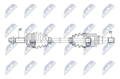 SEMI-EJE DE ACCIONAMIENTO TOYOTA AYGO 1.0 05-, PEUGEOT 1.0 10  