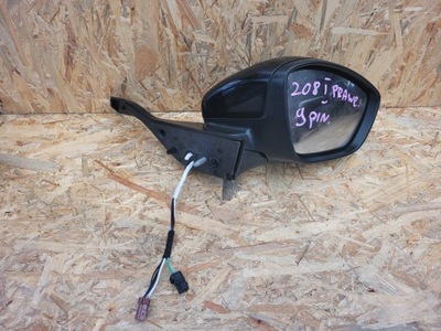 Зеркало наружное правое peugeot 208 i 9pin фото №1