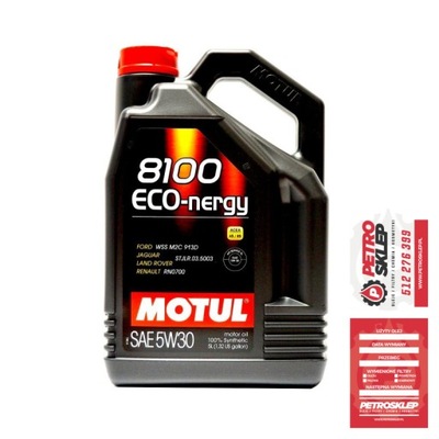 Motul 8100 Eco-Nergy 5W30 5L