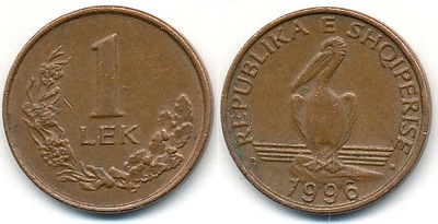 Albania 1 Lek - 1996r ... Monety