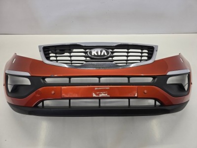 Kia sportage iii 12r бампер передний перед pdc dm фото №1
