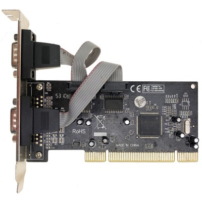 PCI 2X COM RS232 MOSCHIP MSC98651-V 100% OK (fN
