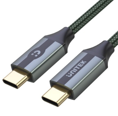 Kabel Unitek USB typ C - USB typ C 1 m zielony