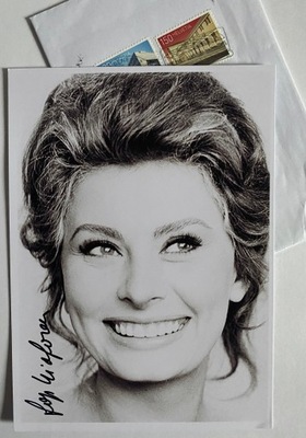 SOPHIA LOREN AUTOGRAF!!