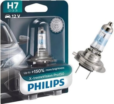 PHILIPS X-TREME VISION PRO150 12V 55W ŻARÓWKA H7