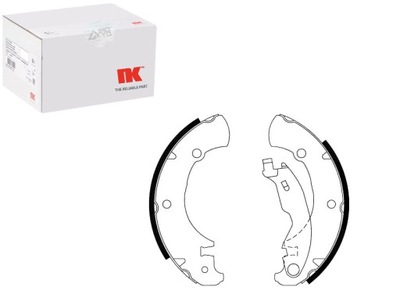 Гальмівні колодки гальмівні fiat brava o nk фото №1