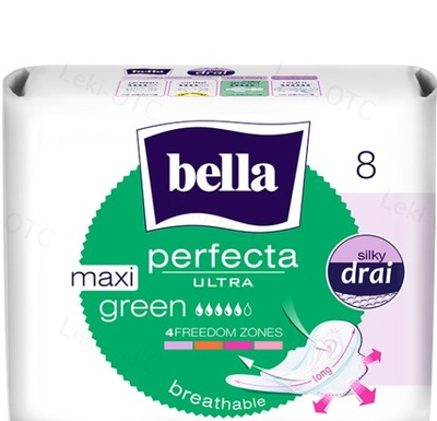 Bella Perfecta Ultra Maxi Green Podpaski 8 sztuk