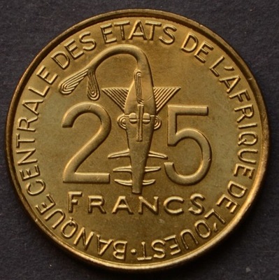 Afryka Zachodnia - 25 franków 2017
