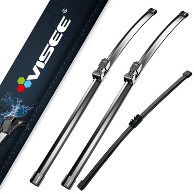 WIPER BLADES VISEE FRONT + REAR FOR VOLVO V40 (II) 03.12-  