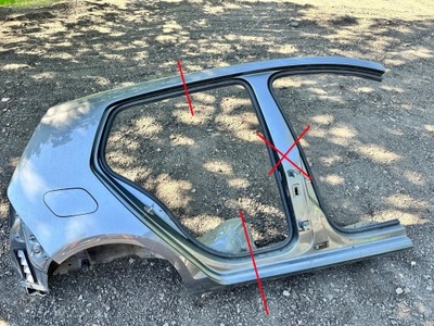 Vw golf vii lift чверть задня права крила правий задня lr7h фото №1