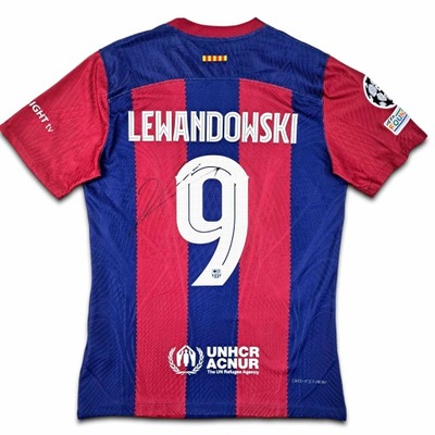 Lewandowski - FC Barcelona - koszulka z autografem (zag)