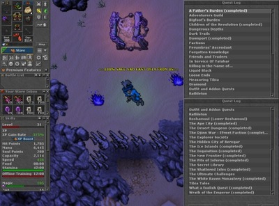 TIBIA KONTO 312+ ED MOZA