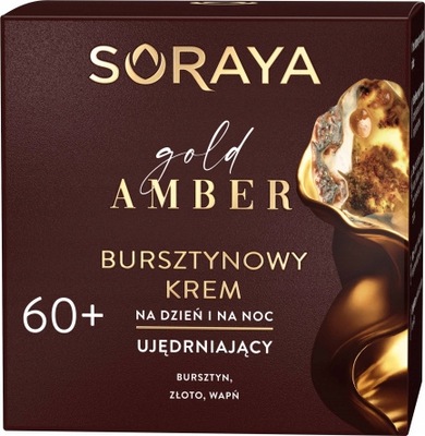 SORAYA GOLD AMBER BURSZTYNOWY KREM UJĘDRNIAJĄCY NA DZIEŃ I NA NOC 60+