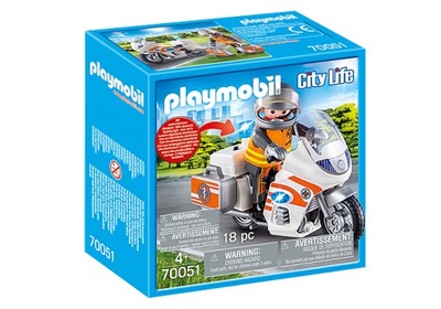 Playmobil 70051 Motocykl ratowniczy ze światłem