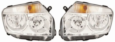 Dacia duster 2010 - 2013 лампа передня права фото №1