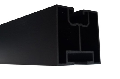 Profil montażowy młotkowy PV szyna 40 czarny 1,20 mb.