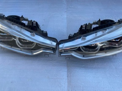 BMW F30 F31 RESTYLING FAROS DIODO LUMINOSO LED ADAPTIVE COMPUESTO ORIGINAL PRAWIE COMO NUEVO EU  