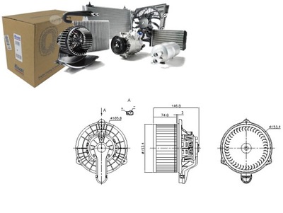 Воздуходувка ford ranger 2.2d/2.5/3.2d 04.11- nissens фото №1