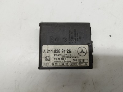 MERCEDES SL 55 AMG R230 MÓDULO SENSOR ALARMA A2118209126  