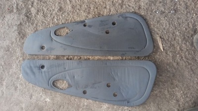 Обшивка обшивки 2szt szary gragit двері seicento фото №1