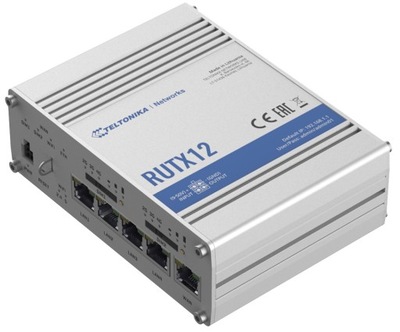 Teltonika RUTX12 Router 4G LTE WiFi Dual Band 2x SIM 4x LAN