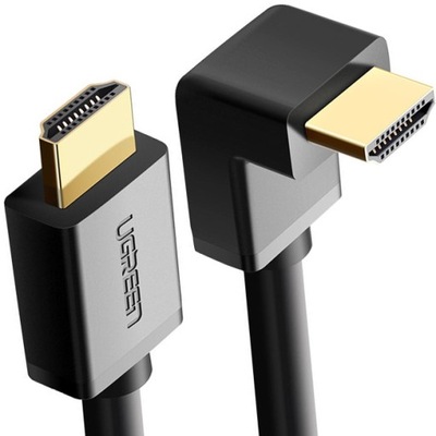 Kabel kątowy Ugreen HDMI 4K UHD do TV, monitora