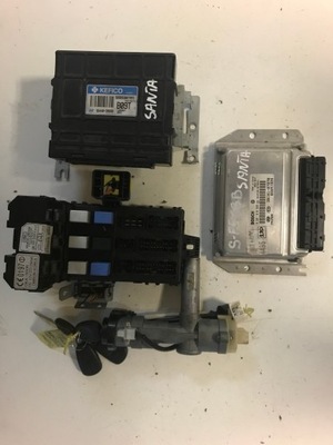 Бортовий комп'ютер комплект набір hyundai santa fe 2.0 crdi фото №1