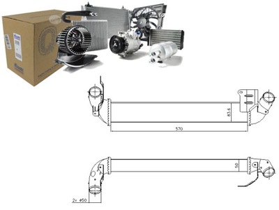 Nissens интеркулер renault clio ii thalia i thali фото №1