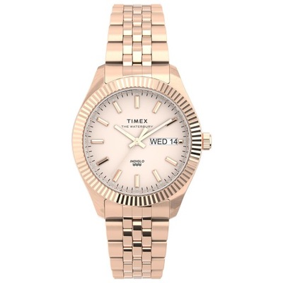 Zegarek Damski Timex TW2U78400 różowe złoto