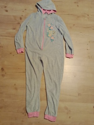 kombinezon welurowy dresowy onesie 146 152