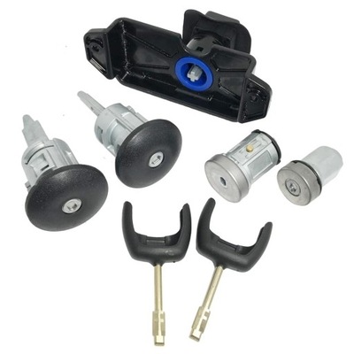 Замки вкладиші двері заливної капот замка запалювання ключі do ford transit 2012 2013 фото №1