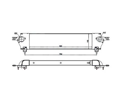 ИНТЕРКУЛЕР NISSAN QASHQAI 10- 14461JD50A НОВЫЙ