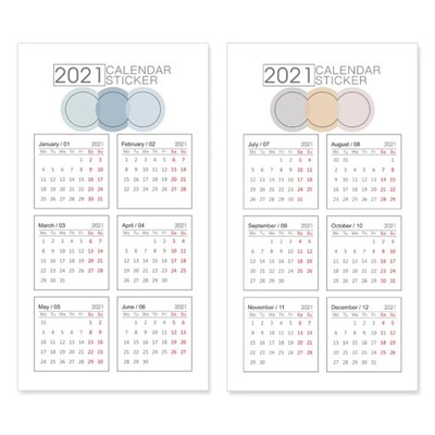2021 2022 kalendarz Agenda Planner Mark nakle