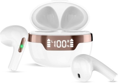 BEZPRZEWODOWE SŁUCHAWKI DOUSZNE, SŁUCHAWKI BLUETOOTH 5.2 STEREOFONICZNE