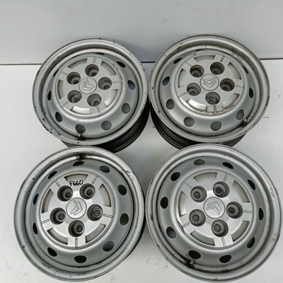 LLANTAS 5X118 15 CITROEN JUMPER + TAPACUBOS 4 PIEZAS (F660)  