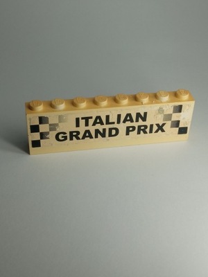 Lego szyld italian grand prix RACERS logo ferrari